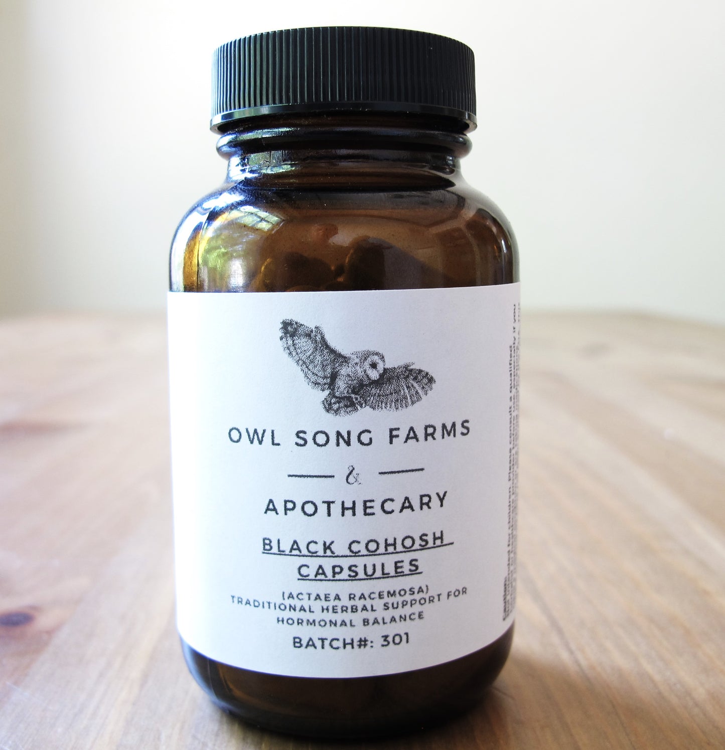 Black Cohosh Capsules – Organic Rooted Support for Hormonal Balance