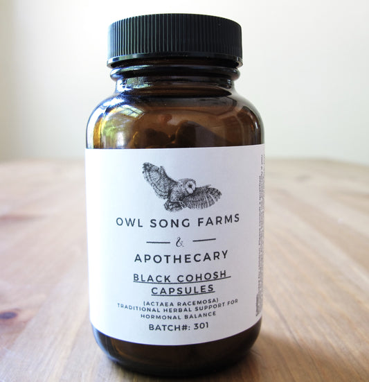 Black Cohosh Capsules – Organic Rooted Support for Hormonal Balance